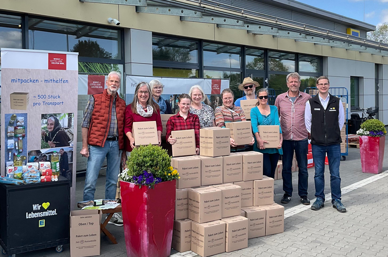 Die „Pakete-zum-Leben“-Aktion bei EDEKA Nils Meyer 2025