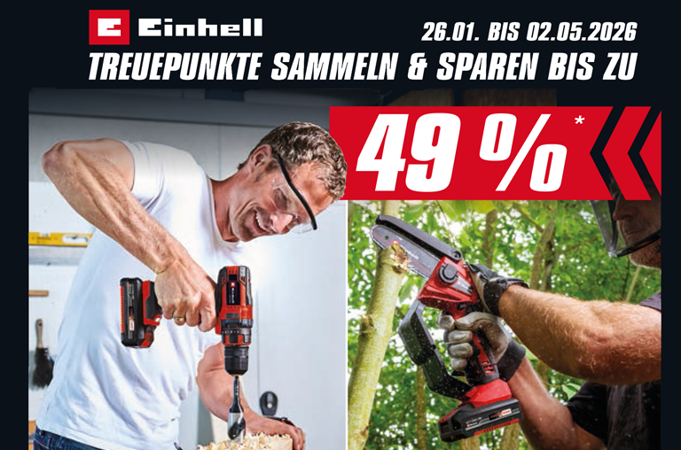 Einhell Treueaktion