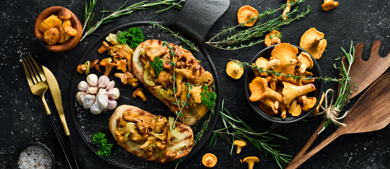 Pfifferling-Bruschetta Rezept-Imagebild