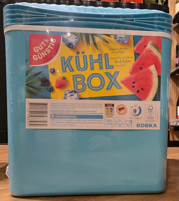 Die praktische und geräumige GUT&GÜNSTIG-Kühlbox