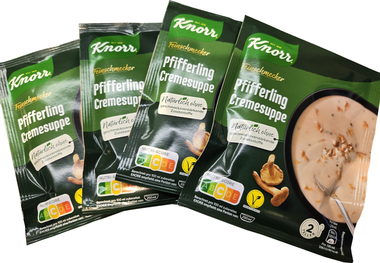 Knorr Pfifferling-Cremesuppe