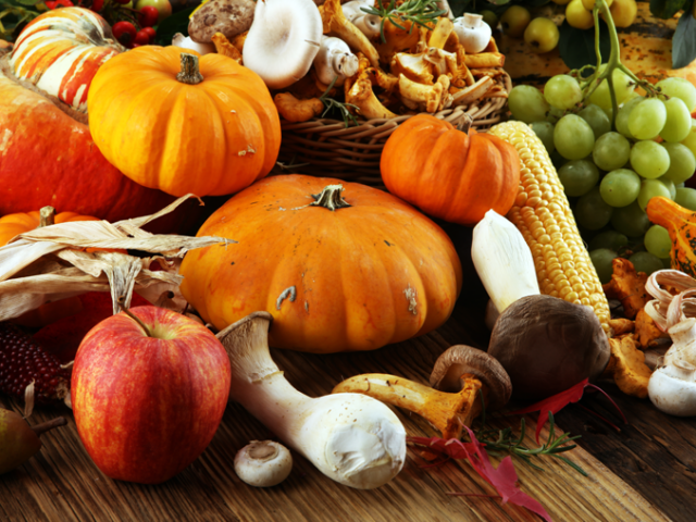 Klein mit Hut und die größte Beere