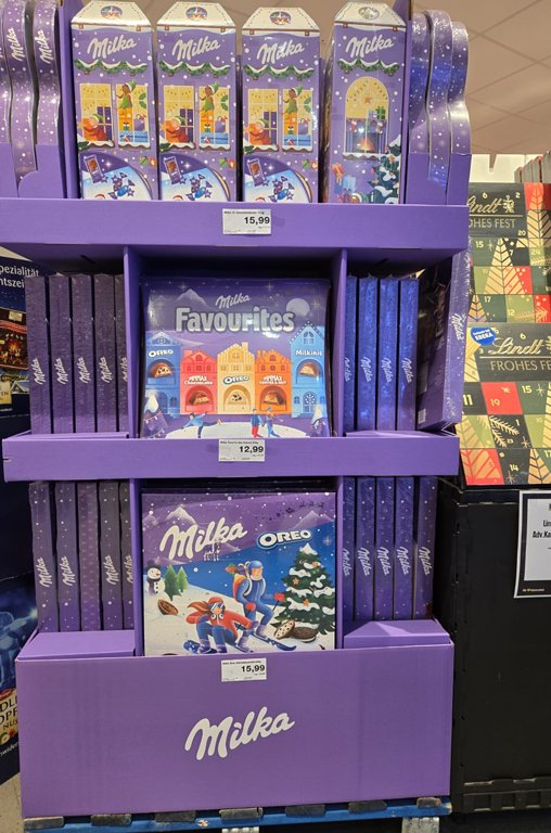 milka-Adventskalender bei EDEKA Nils Meyer