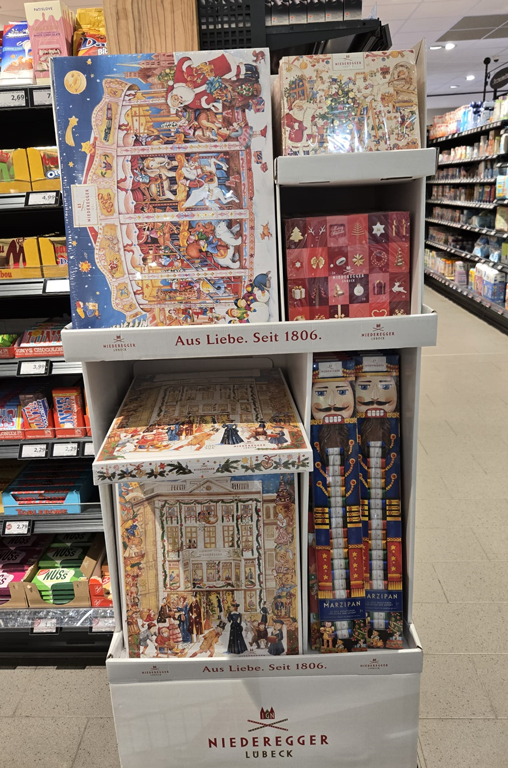 Niederegger-Adventskalender bei EDEKA Nils Meyer