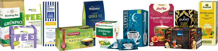 Teevielfalt im Markt