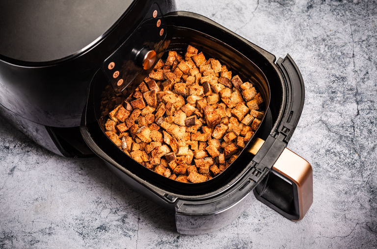 Zubereitung im Airfryer Kartoffelwürfel 