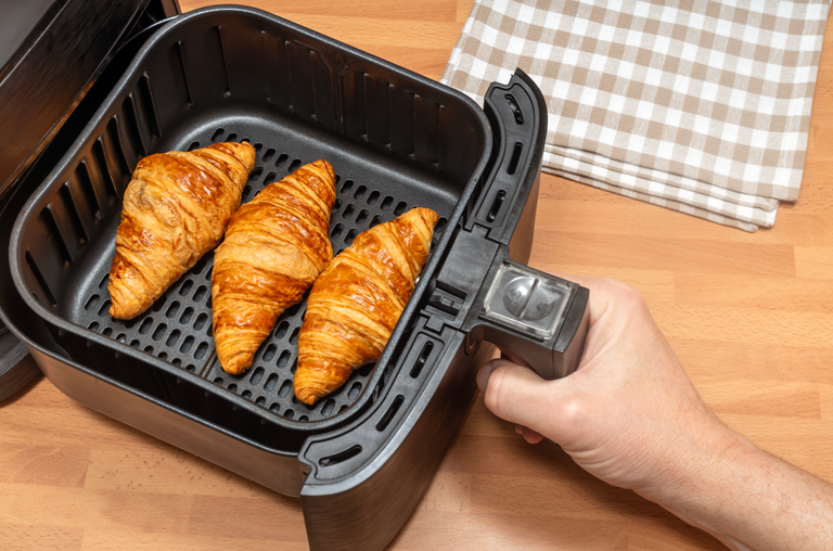 Zubereitung im Airfryer Croissant