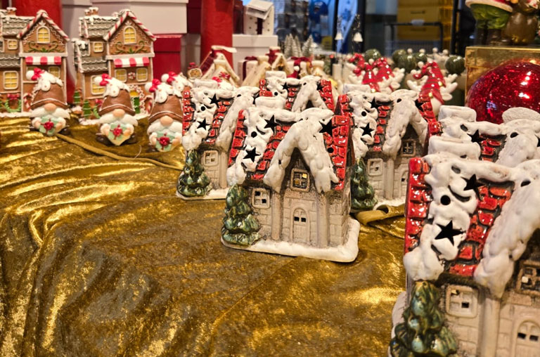 Weihnachtsdeko bei EDEKA Nils Meyer