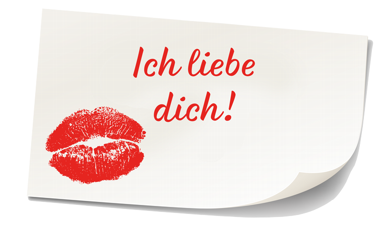 Zettel Notiz Ich liebe dich
