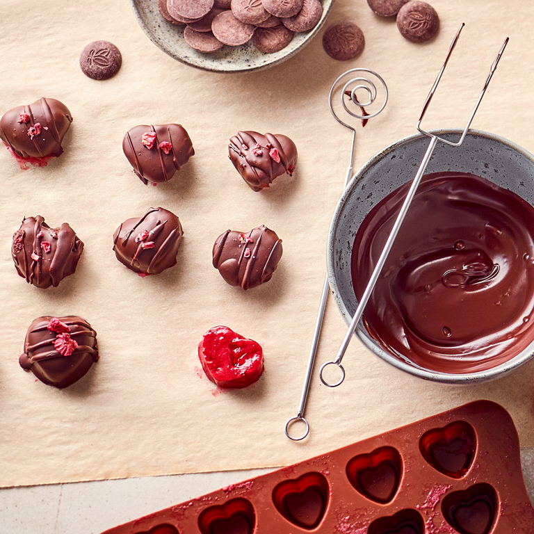 EDEKA Rezept Jam Bites, Valentinstag