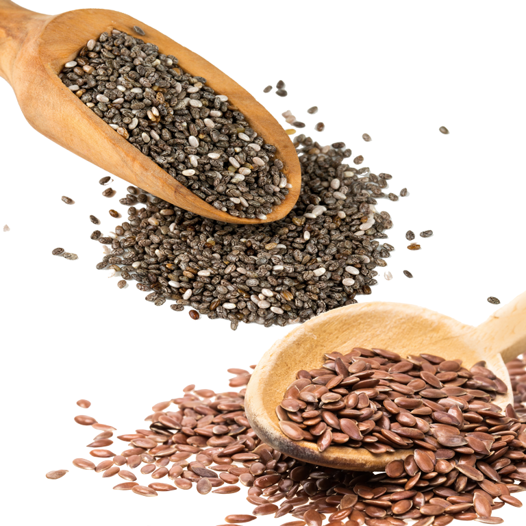 Ei Ersatz Chia-, Leinsamen