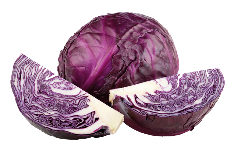 Eier färben mit Rotkohl