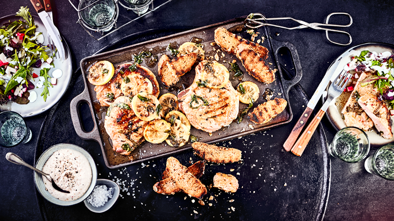 EDEKA Rezept Bärlauch Steaks