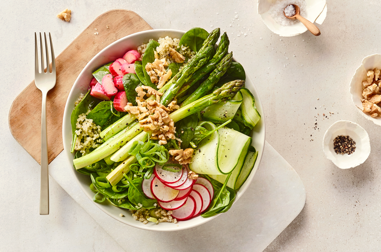 EDEKA Rezept Frühlings Bowl mit Rhabarber