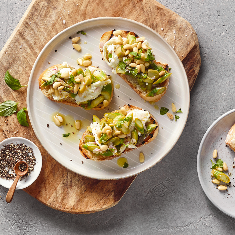 EDEKA Rezept Spargel Bruschetta