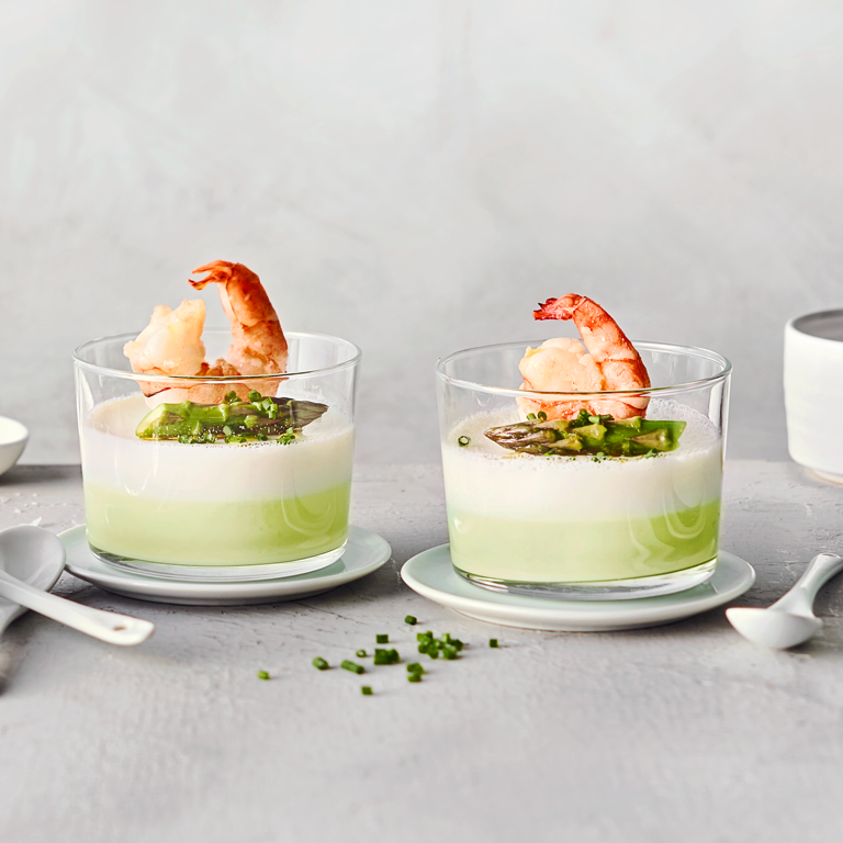 EDEKA Rezept Spargel Panna Cotta