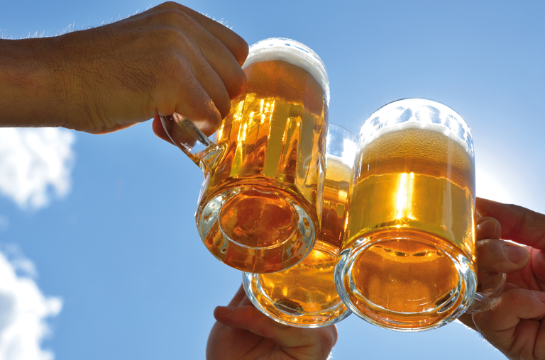 Bier, Frühlingsgrillen