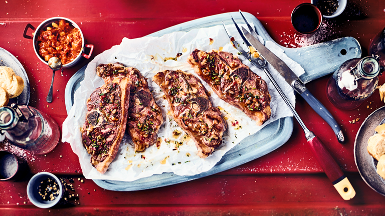 EDEKA Rezept gegrillte Lammkoteletts