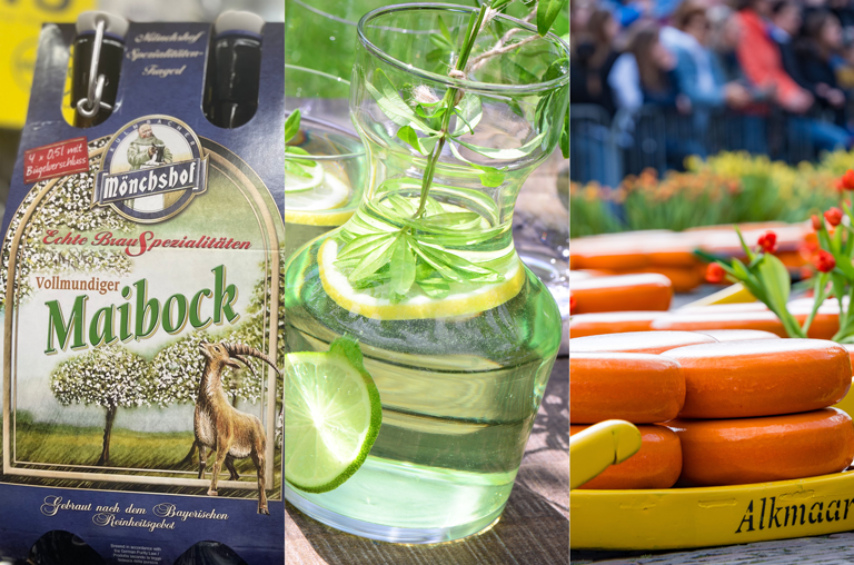 Maibowle, Maibock und Maigouda