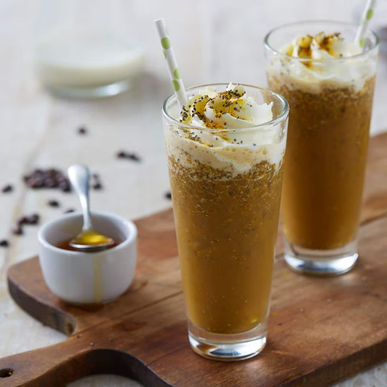 EDEKA Eiskaffee mit Chiasamen