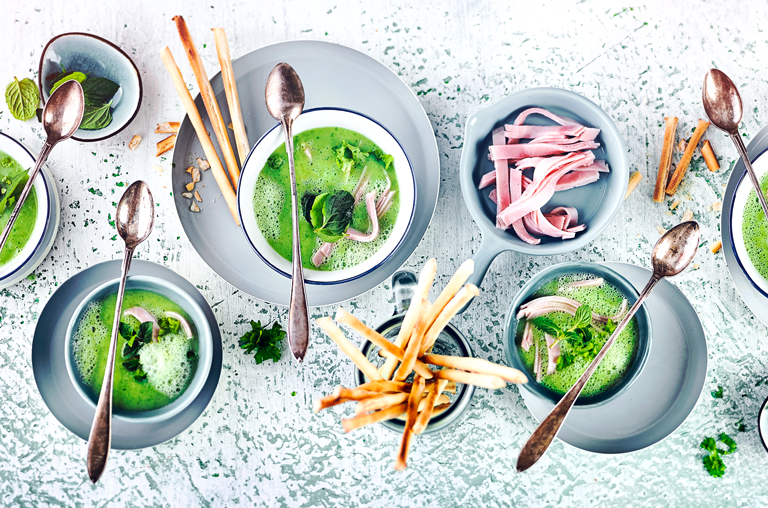EDEKA Rezept Gurken-Melonen-Suppe