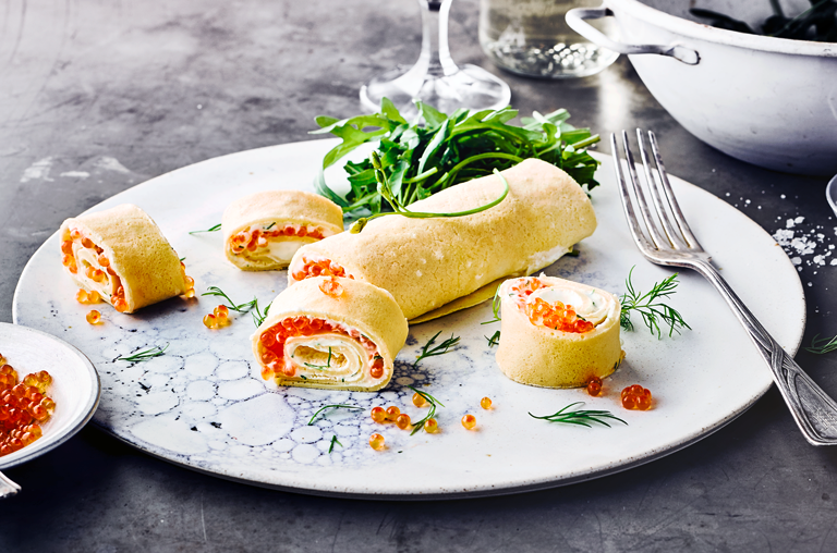 Pfannkuchenröllchen, EDEKA-Rezept, Urlaub