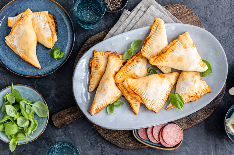 Pizzataschen , EDEKA-Rezept, Urlaub